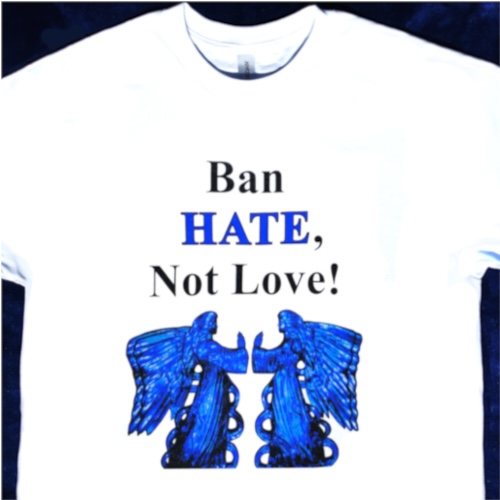 Blue Angels Praying: Ban HATE, Not Love! shirt
